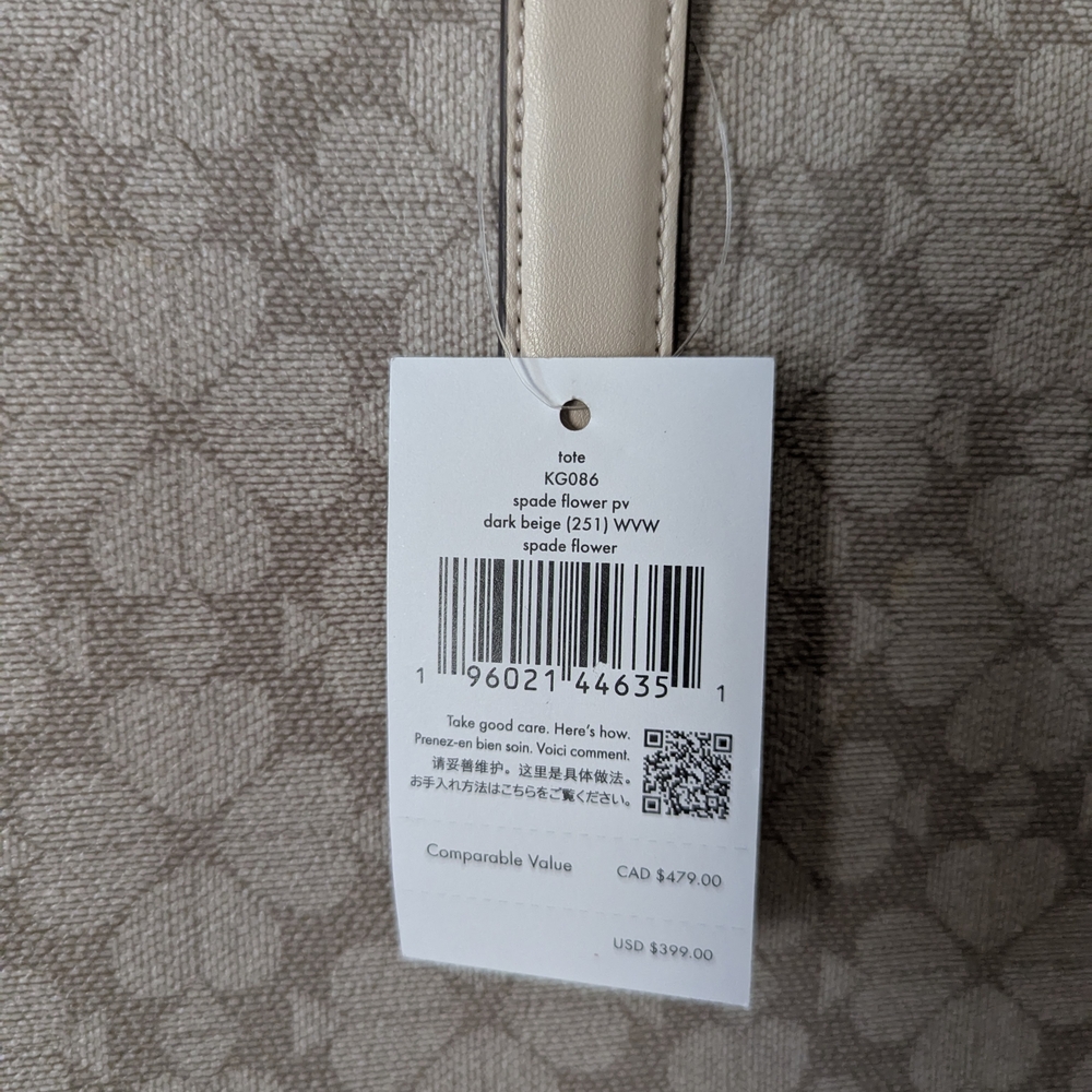 Kate Spade Signature Spade Flower Large Tote - Picture 5 of 8